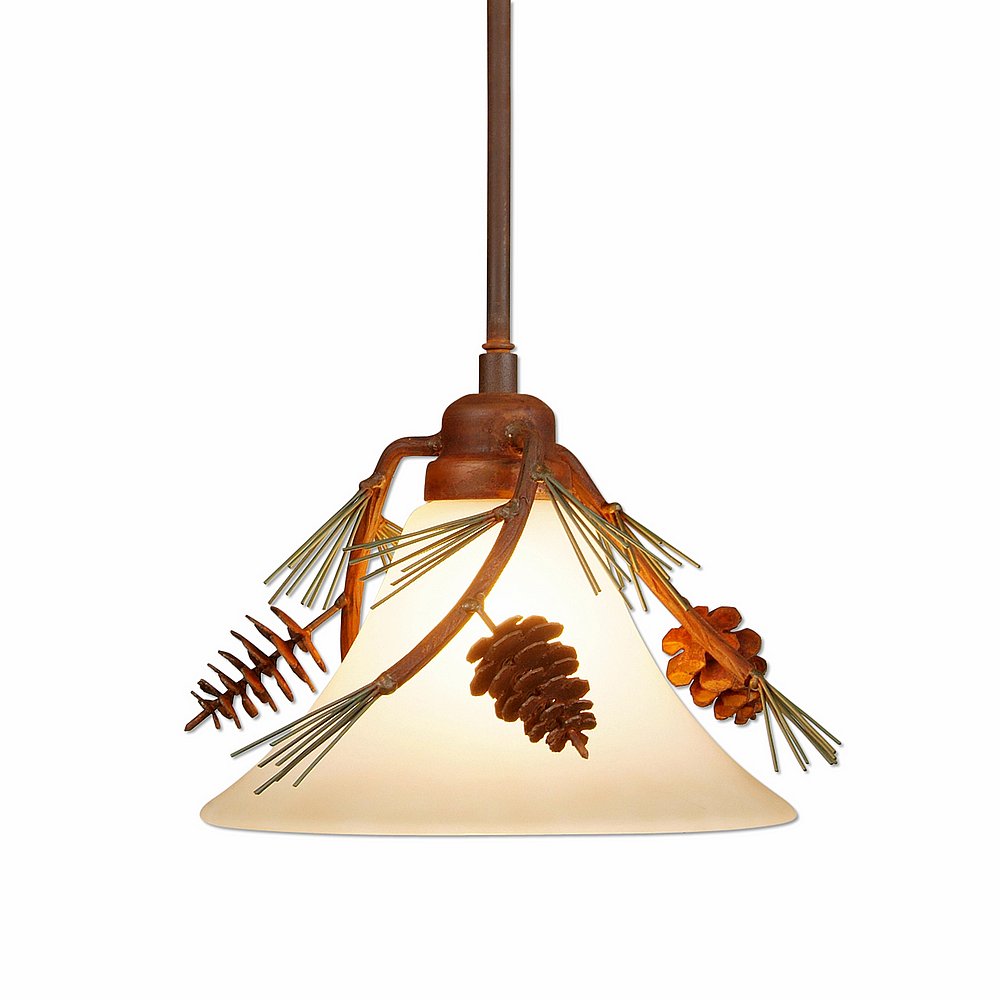 Rustic Pendant Light Craftsman Style, Made in USA by Avalanche Ranch  Lighting